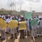 ‘We’re dying’ – Nurses protest in Ogun